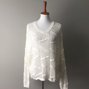Urban Outfitters Sparkle + Fade Open Knit Sweater